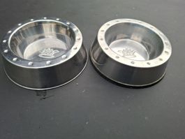 Lot de 2 gamelles en métal pour gros chien