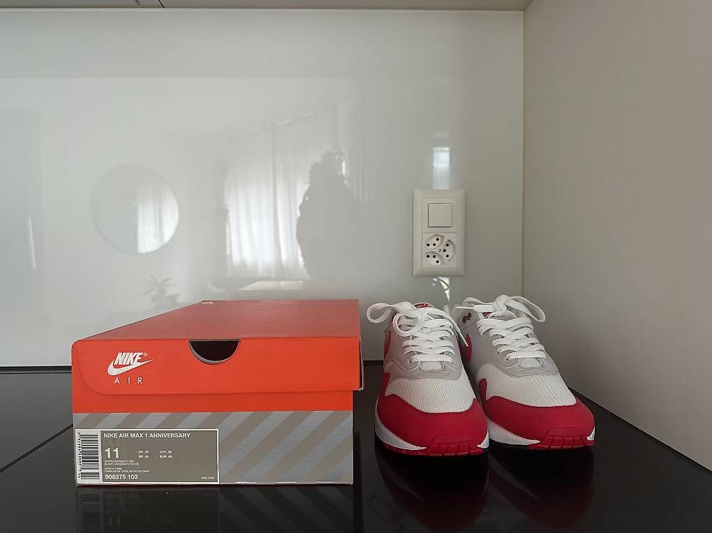 Nike Herrenschuhe: Nike Air Max 1 Anniversary Red ? Deadstock – Neu und originalverpackt aus Luzern von NunoFernandes 1
