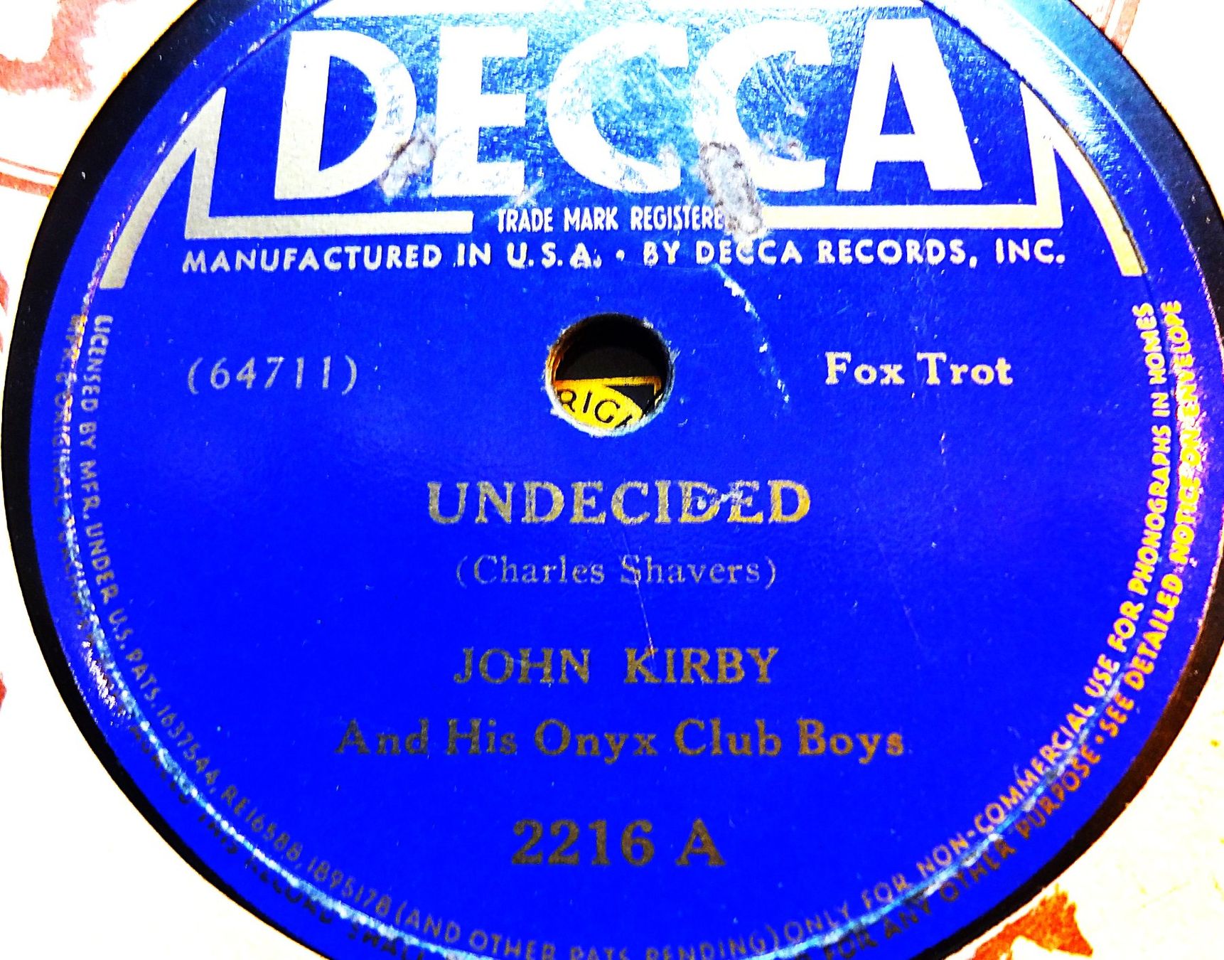Dischi in vinile: John Kirby, 10 Jazz Schellackplatten – Usato da Hemishofen venduto da Phonomandy 1