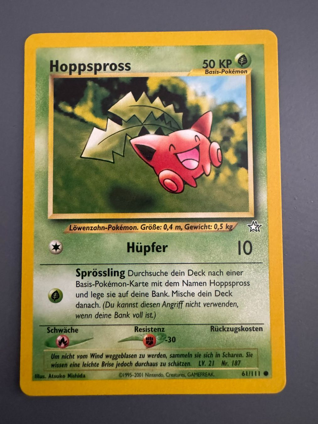 Pokémon Carte collezionabili: Papungha evolution Pokemon Neo Genesis Set DE – Usato da Wald ZH venduto da Boltriz 1