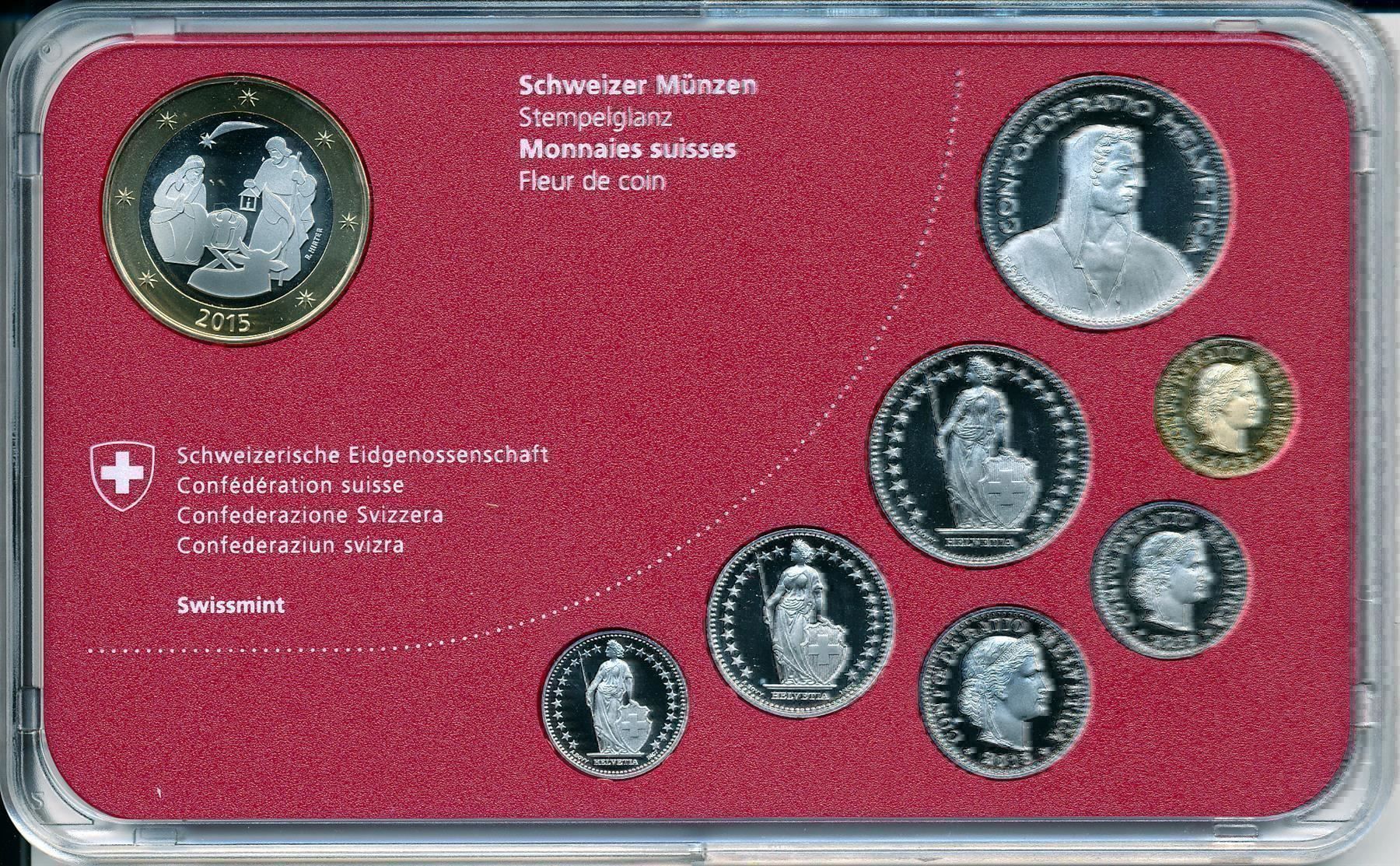 Alle Münzen: Münzsatz 2015 Stempelglanz – Neu und originalverpackt aus Obfelden von Octavia61 1