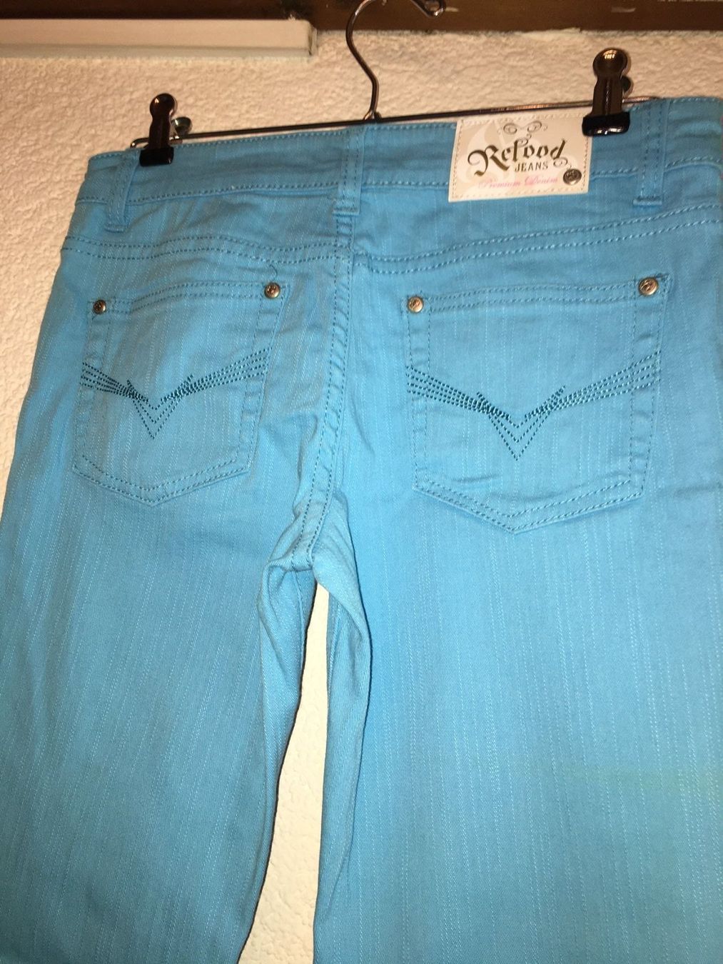 Jeans: RELOOD Jeans, Gr. M, türkis – Usato da Arni AG venduto da Mimo007 1