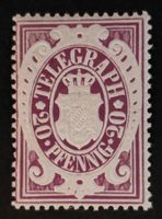 Altdeutschland Bayern - Telegraphenmarke 1876**