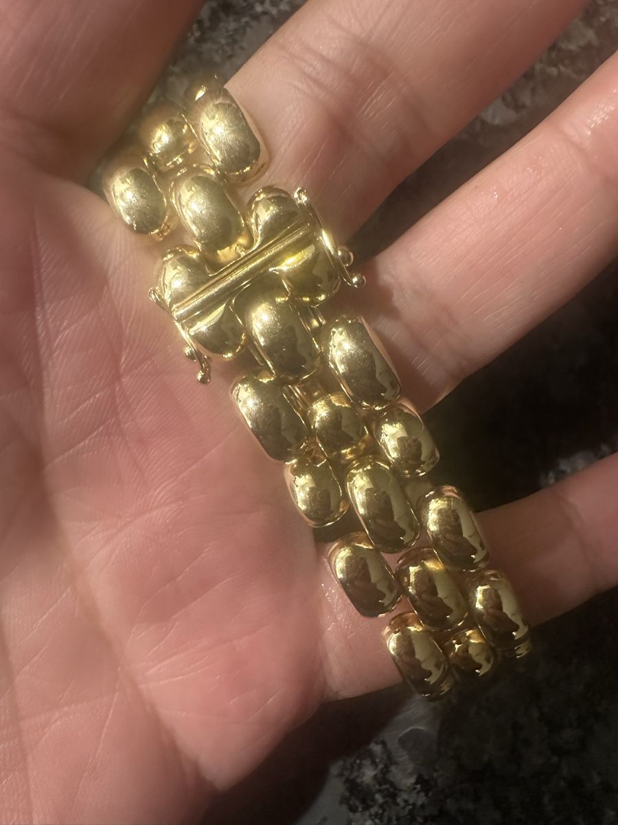 Bracciali & Braccialetti: Massiver Armband 750 k – Nuovo (secondo la descrizione) da langenthal venduto da Primavera1313 1