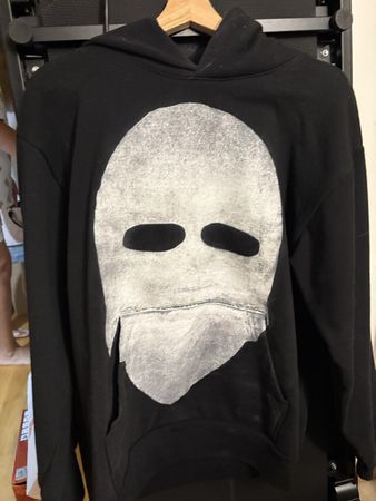 OFFICIAL YEAT 2093 LYFESTYLE MASK HOODIE BLACK M
