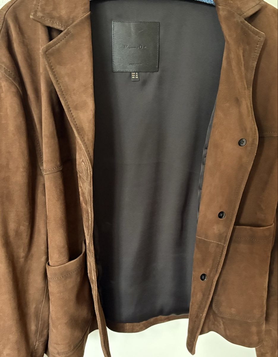 Massimo Dutti Giacche: Massimo Dutti Wildleder Jacke Gr. XL – Usato da Baden venduto da est_92cz 3