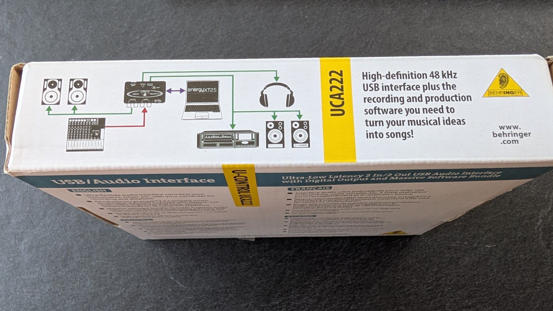 Behringer Attrezzatura per studi di registrazione: Behringer UCA222 USB Audio Interface – Usato da Habsburg venduto da Matrix85 1