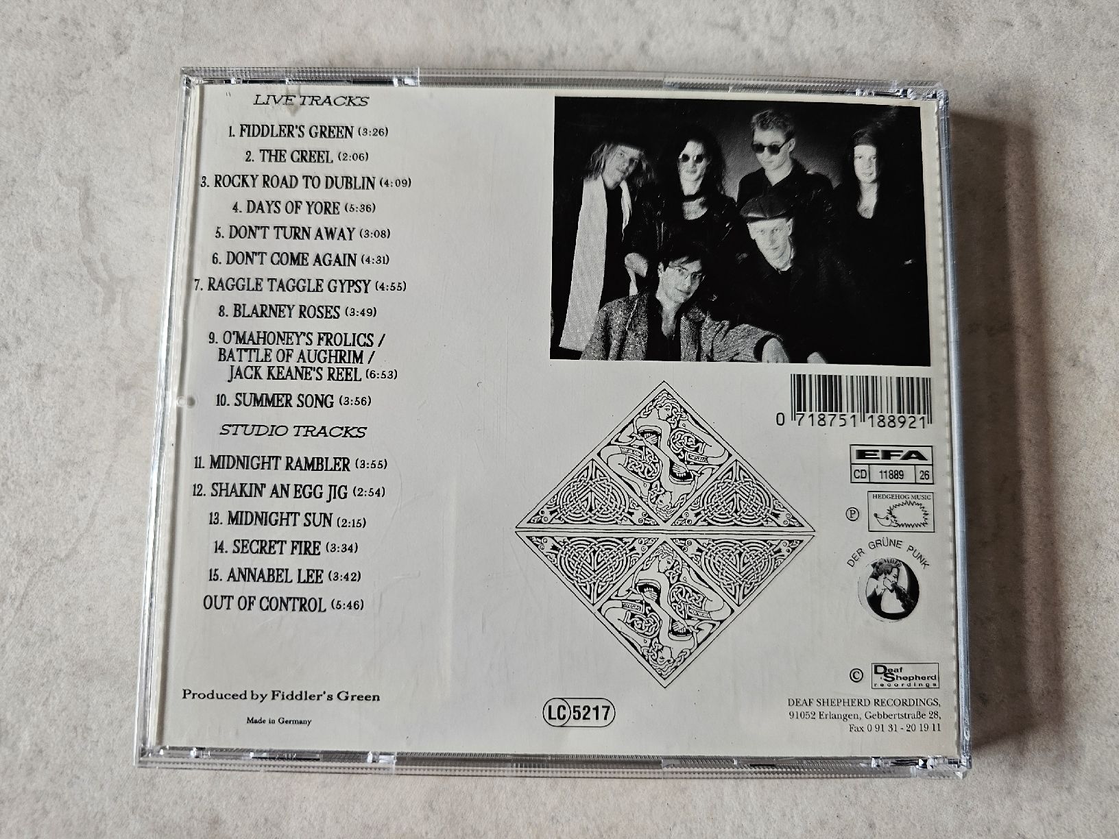 CD: Fiddler's Green  -  Fiddler's Green – Usato da Schneisingen venduto da backstore24 1