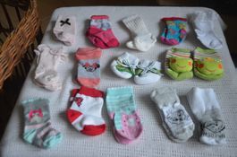 TAILLE 56 - 14 PAAR SOCKEN BABY