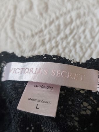 Victoria's Secret Damen Langarmshirt Schwarz Grösse L