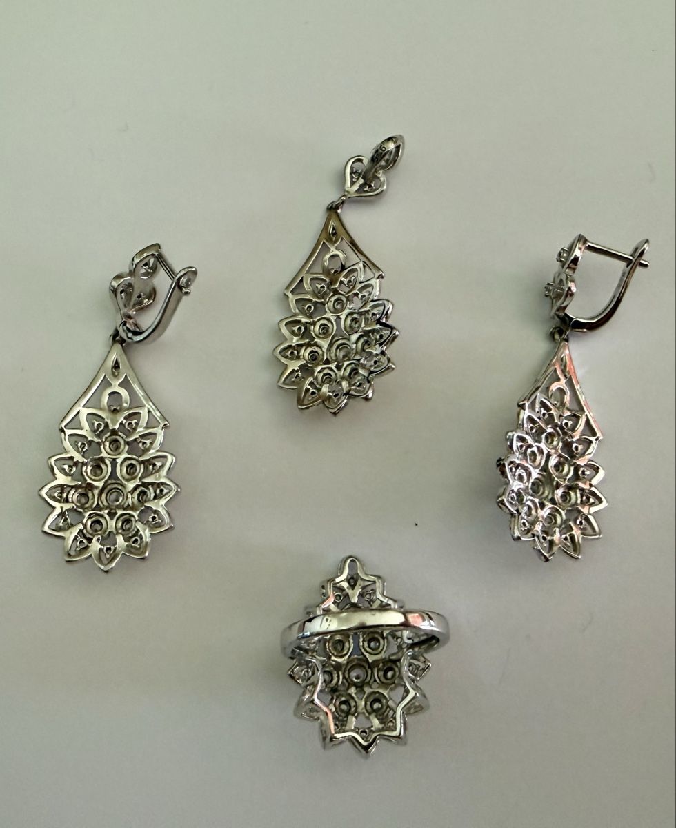 Altri gioielli: Wunderschönes 925 Silber Schmuckset mit Steinen! – Nuovo e nell'imballaggio originale da Zürich venduto da daki81 2