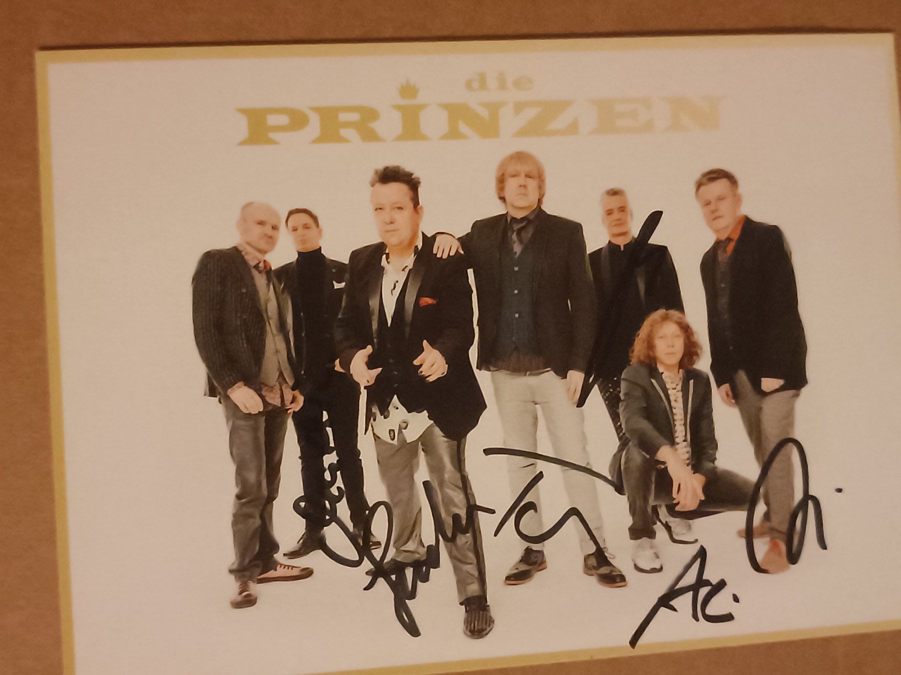 Autografi: Die Prinzen -  signierte Autogrammkarte – Usato da Menziken venduto da Artographs