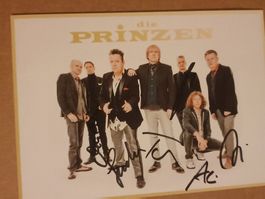 Die Prinzen -  signierte Autogrammkarte