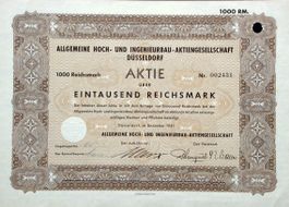 Allgemeine Hoch- & Ingenieurbau-AG, Düsseldorf - 1941