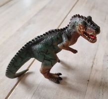 Dinosaurier Rex Spielfigur grün braun gebrauchter Zustand