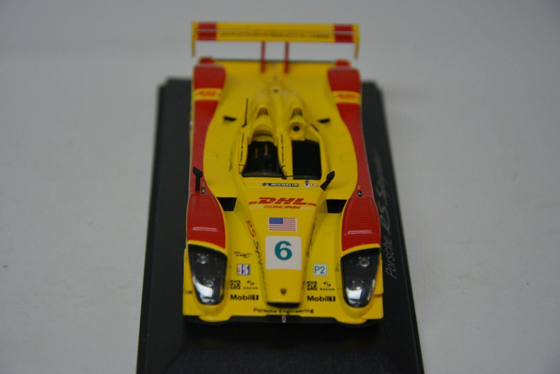 Porsche Modellini d'auto: Porsche RS Spyder #6 2008 "DHL" , 1:43 – Nuovo e nell'imballaggio originale da Goldach venduto da Feivel9 4