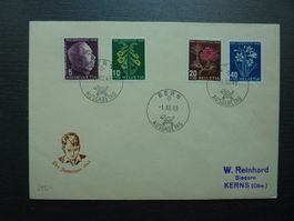 1948 FDC Pro Juventute, Fr. 63.00 / SBK 315.--