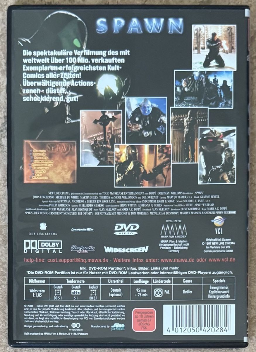 Tutti i DVDs: SPAWN – Nuovo (secondo la descrizione) da Dietikon venduto da AndreaSch01 1
