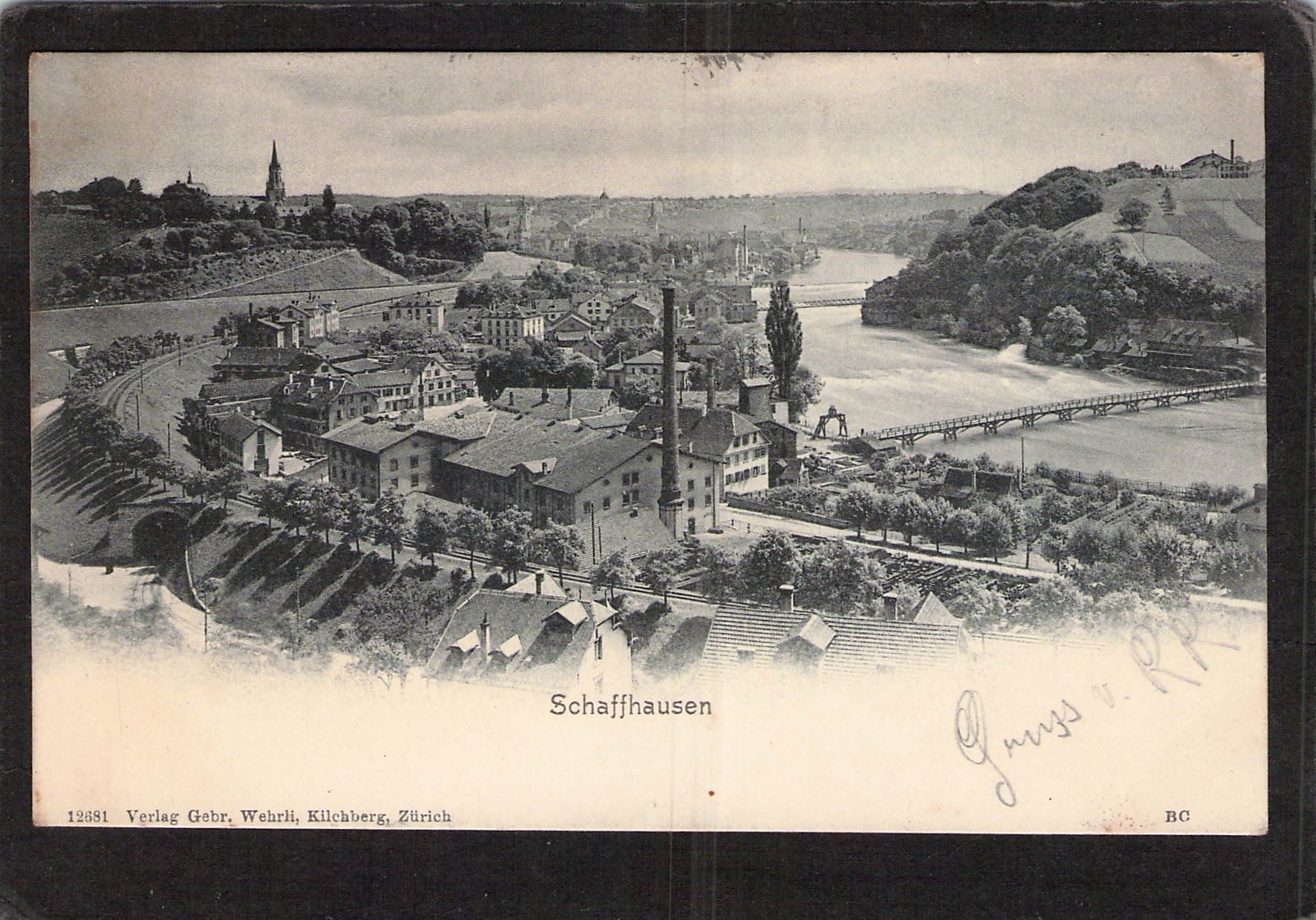 Cartoline postali: Schaffhausen , gel. 1904 – Usato da Reichenburg venduto da Pipo-67
