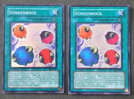 Yu-Gi-Oh! 2x 1.Auflage SDJ-G041 Sündenbock NM/LP