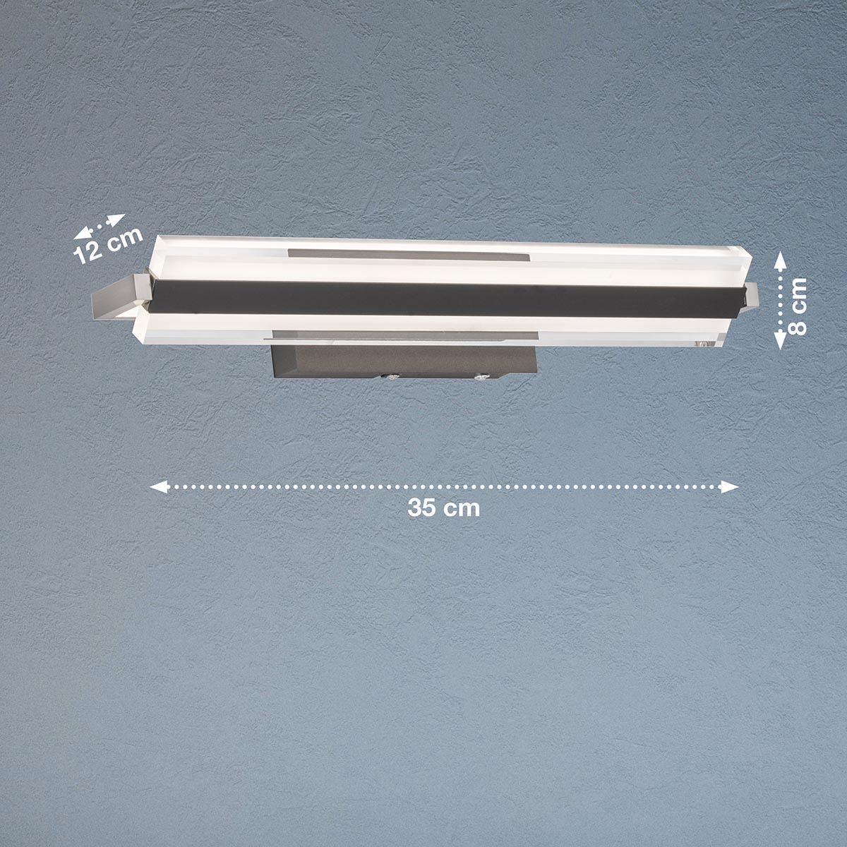 Lampen: LED Wandleuchte, Dimmer, 35 cm x 8 cm – Neu (gemäss Beschreibung) aus Kreuzlingen von Smart-Light 9