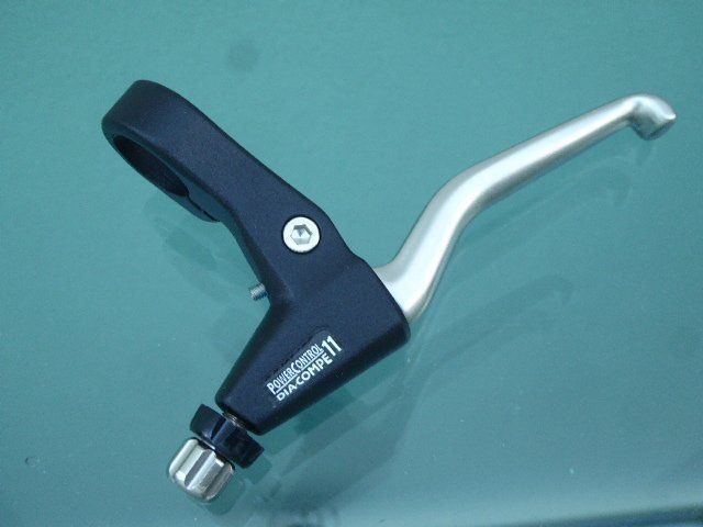 DIA-COMPE 182s-2 Tech77 DP2527 Ensemble de leviers de frein avec butée à pouce Noir