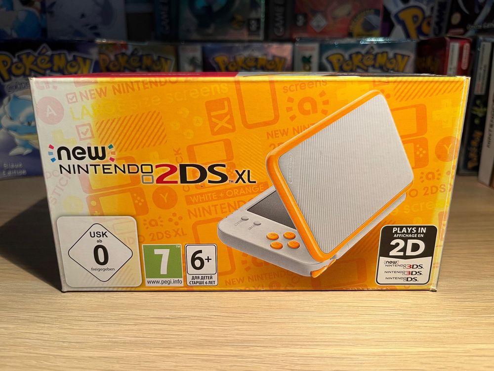 Nintendo New 2DS XL Orange Weiss OVP (Gebraucht) in St. Gallen für CHF ...