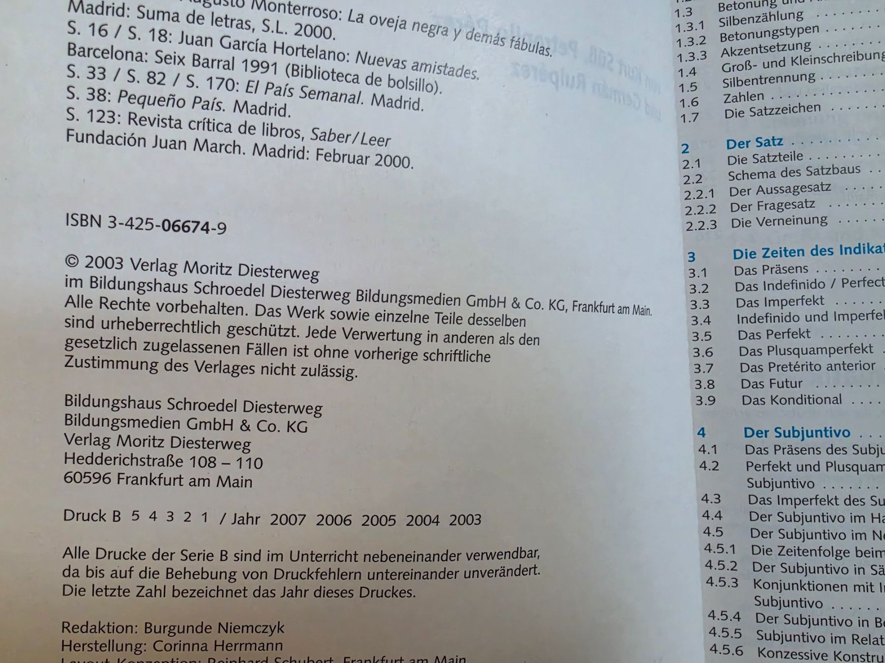 Libri: Grammatik Spanisch – Usato da Stäfa venduto da flamingo_17 3