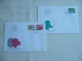 1989/90 2 FDC Mensch & Beruf I SBK 782 - 784