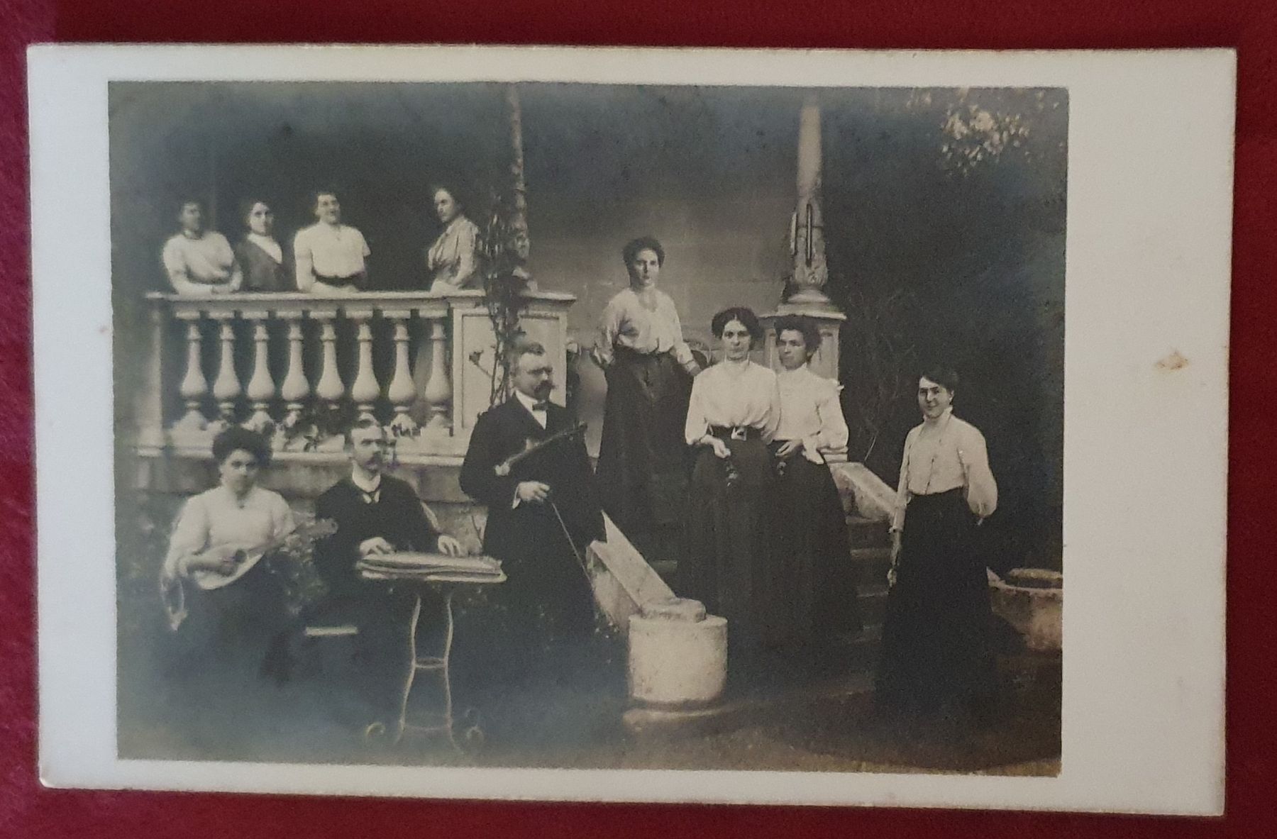 Cartoline postali: Tägerwilen 1910 - Zitherklub – Usato da Kreuzlingen venduto da Rschweiz1