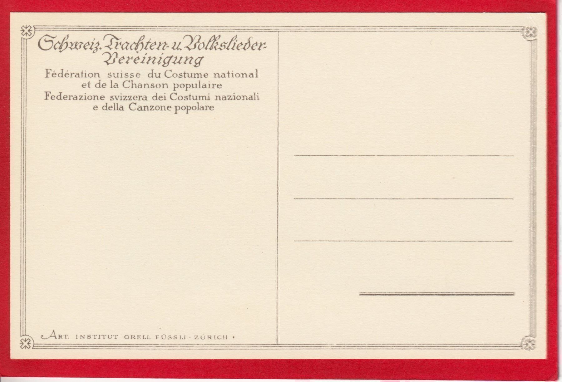 Cartoline postali: AK TRACHT ZUG – Usato da Grüningen venduto da Kartensammler 1