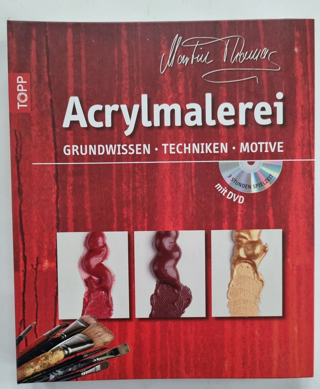 Libri: Acrylmalkurs Buch mit DVD, Martin Thomas – Usato da Opfikon venduto da Diversamente