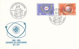 1965 UIT Internationaler Fernmeldeverein in Genf FDC