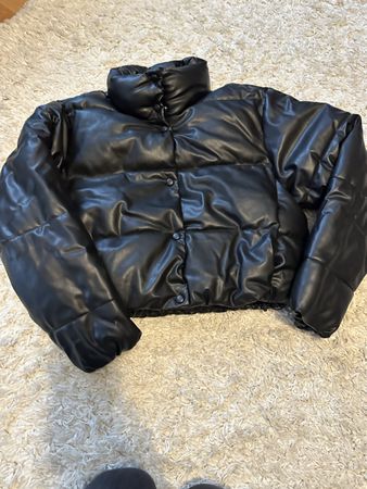 Zara winter Jacke xs Leder Optik