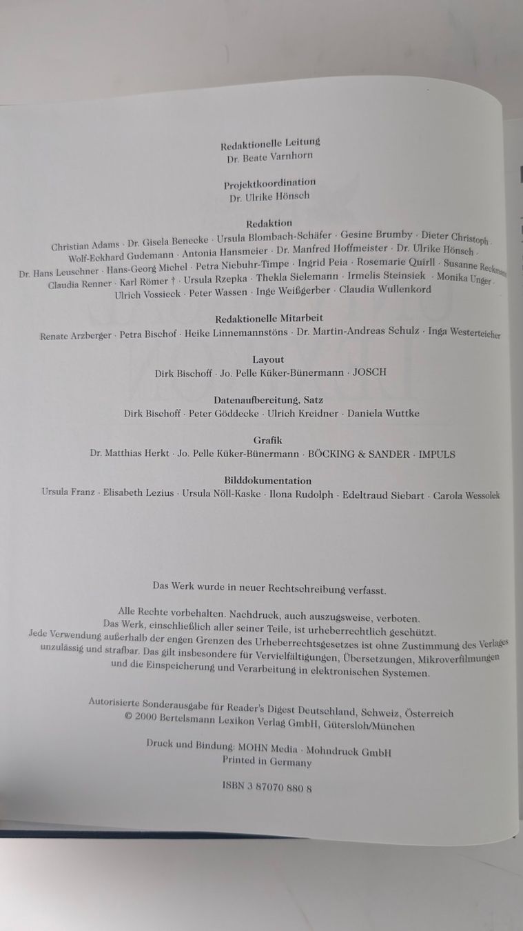 Libri: Reader's Digest Universal-Lexikon komplett, 18 Bände – Usato da Zürich venduto da 1.Simon 4