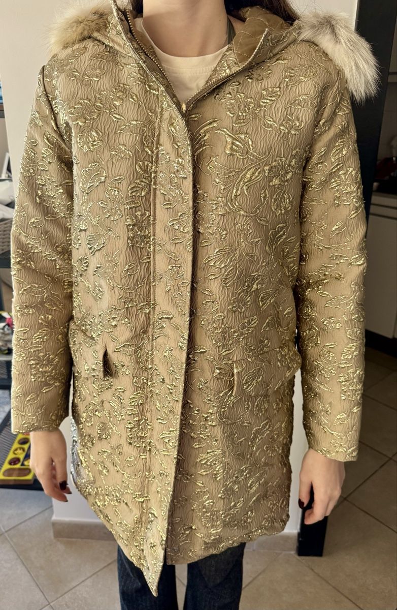 Ermanno Scervino Cappotti: Parka Ermanno Scervino doré – Usato da moudon venduto da jaunejaunelapinjaune