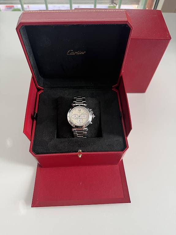 Cartier Uhren: Cartier Pasha Chronograph Quarz – Gebraucht aus Zürich von timeio-swapwatch 1