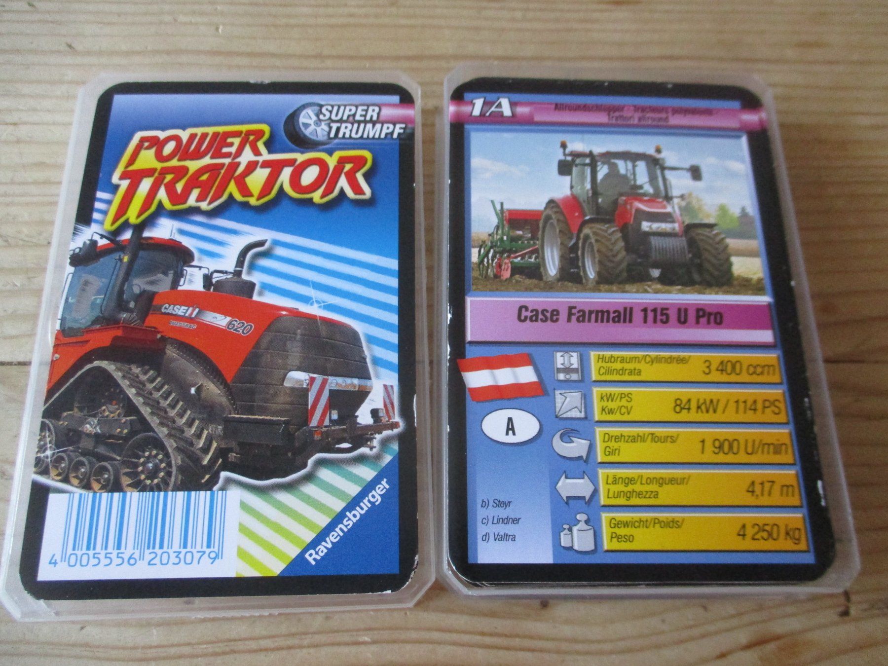 Ravensburger Giochi: Quartett Power Traktor – Usato da Birsfelden venduto da alles-muss-raus
