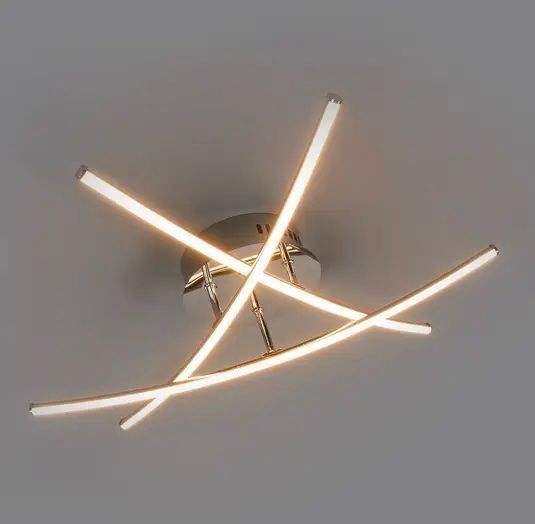 Kronleuchter & Deckenlampen: AKTION LED-Deckenlampe Yael, chrom, 3 Stäbe – Neu und originalverpackt aus Basel von Seifehuesli 3