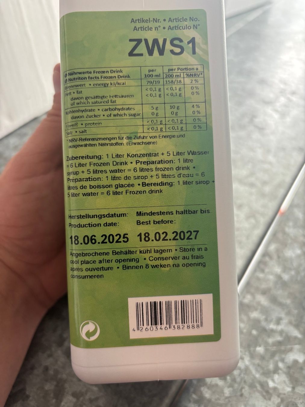 Aliments & Spécialités: Slus Ice Konzentrat Wassermelone – Neuf avec emballage d'origine à Eschenbach SG par kohag 1