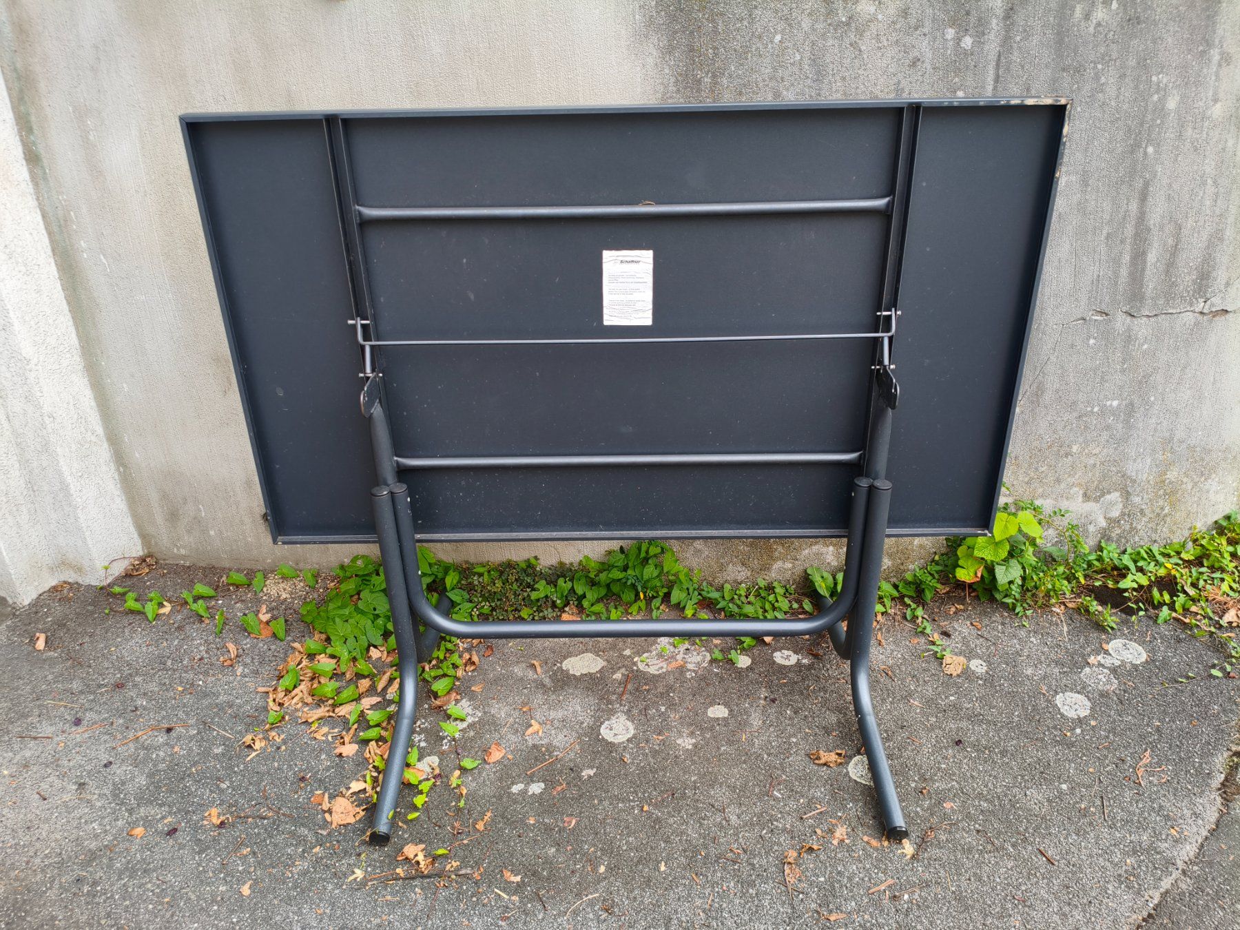 Schaffner Tavoli: Schaffner Metalltisch 140x80 cm anthrazit – Usato da Meggen venduto da Tapito 1