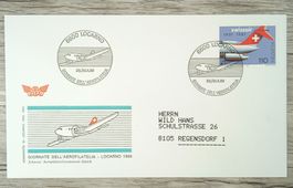 TR10 Enveloppe + Timbre Suisse 1989