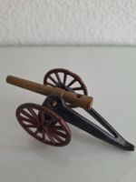 Kanone sehr alt Rohr aus Messing, Räder und Lafette Guss