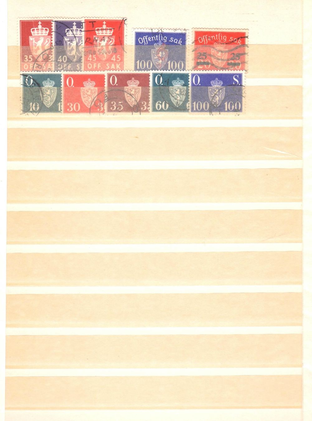 Tutti i francobolli: Norwegen - Sammlung ab 1856 - 230 Briefmarken – Usato da Chavornay venduto da 4dphila 3
