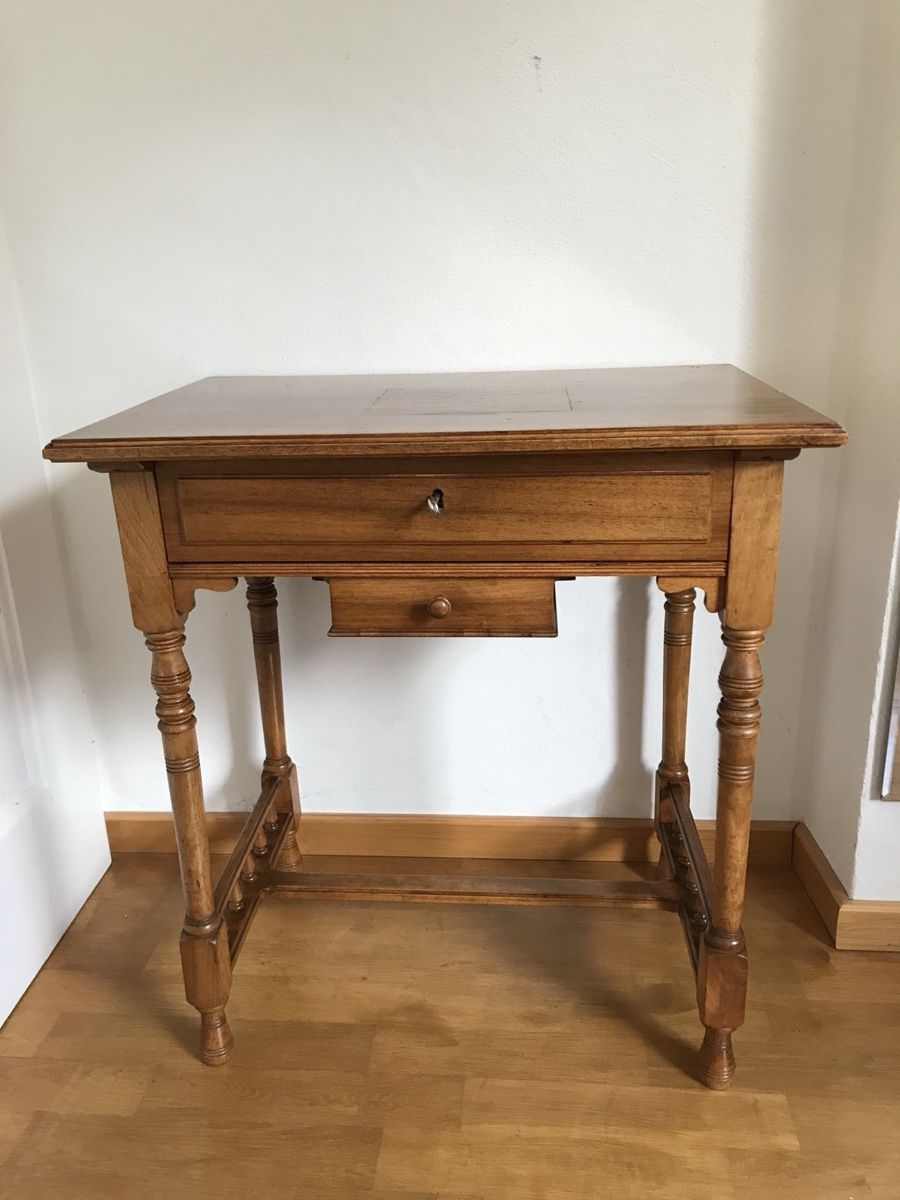 Tavoli: Très jolie table vaudoise ancienne à 2 tiroirs – Usato da Villeneuve VD venduto da sim_q5hp 5