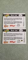 2 Space Jam Movie-Cards Kellogg's Nr. 3 und 6, gebraucht