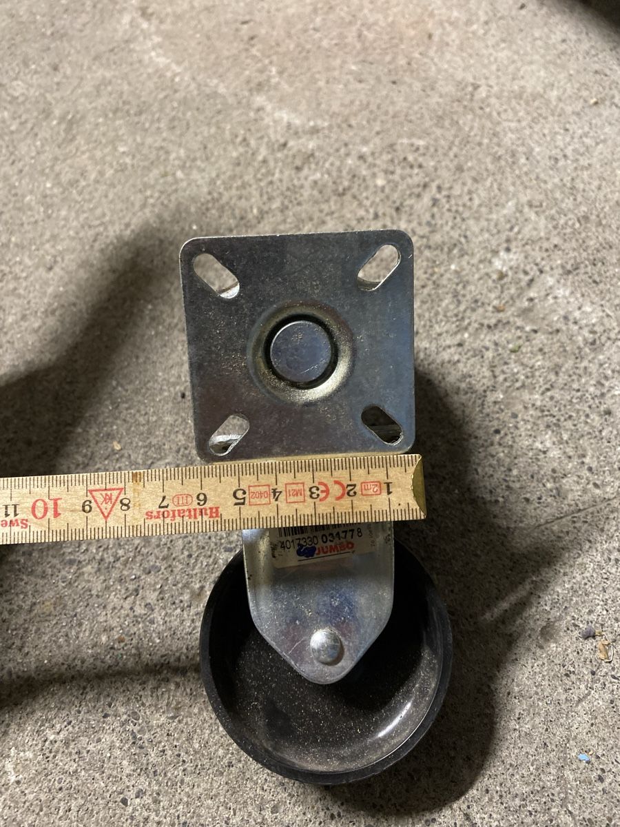 Altro per stoccaggio & trasporto: 2 Stück Rollen, Durchmesser 76mm, Top Zustand! – Usato da Dottikon venduto da chline.rote.traktor 1