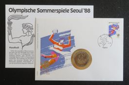 Münzbrief Olympische Sommerspiele Seoul