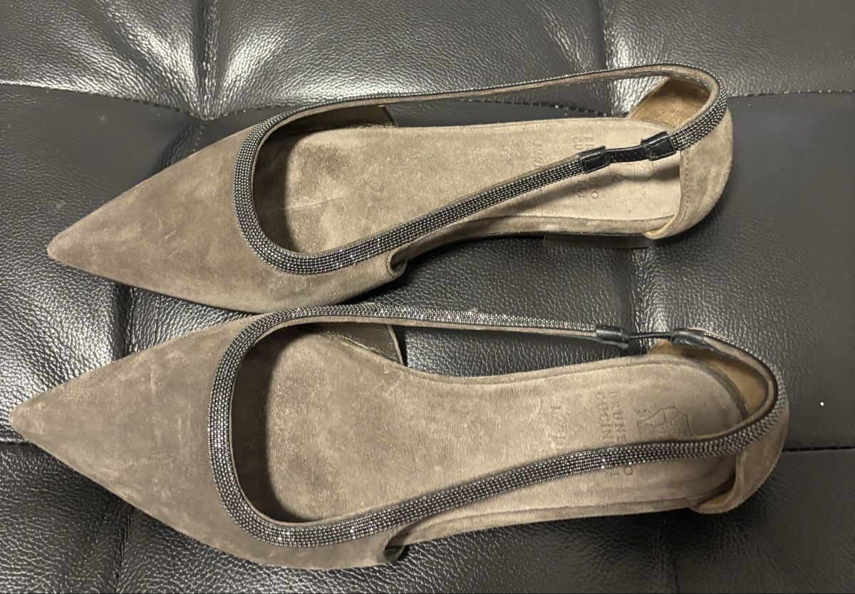 Brunello Cucinelli Scarpe da donna: Brunello Cucinelli Brown Ballerinas – Usato da Chur venduto da Cuteclothes7k 2