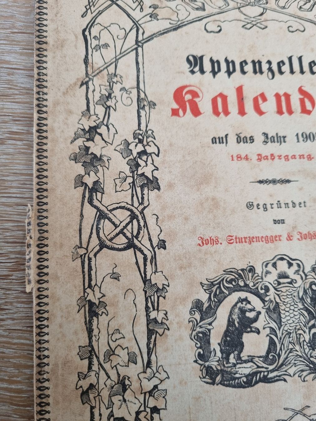 Calendari: 5 Appenzellerkalender ab1901 bis 1909 – Usato da Abtwil SG venduto da danikari 6
